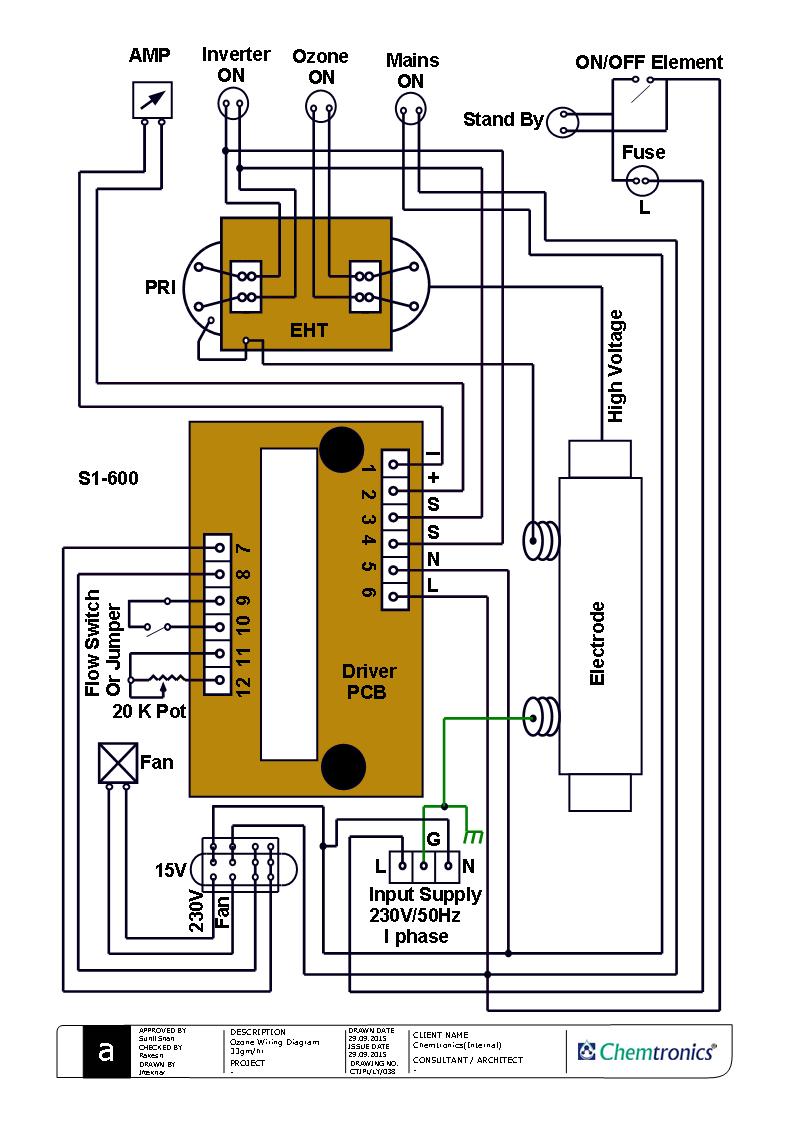 III Generation Ozone Generator, Ozonics, Wiring Diagram, Mumbai, India Hot Tub Ozone Generator Ozone Generator