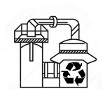 Municipal Waste Processing Plant Odor control system /equipment